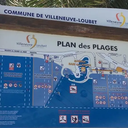 Le Jardin De La Mer, Plage, Jardin, Parking , Velos Villeneuve-Loubet